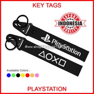 GANTUNGAN PLAY STATION SONY PLAYSTATION PREMIUM KEYCHAIN LOGO KEYCHAIN HIGH QUALITY STRAP KEY CHAIN 
