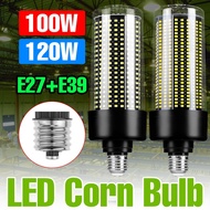 120W E39 LED Daylight Corn Light Bulb with Protective Cover IP20 Waterproof AC100~277V Warehouse E27
