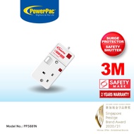 PowerPac Extension Socket Extension Cord, Power Cord, Power Extension 3M (PP3881N)