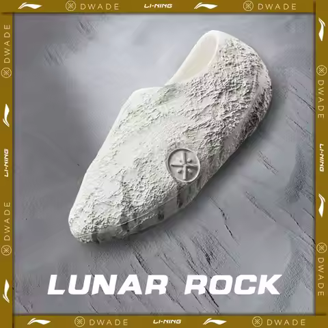 Li-Ning Men WADE LUNAR ROCK Outdoors Slippers BOOM Rebound Soft Comfortable Basketball Slides LiNing
