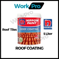5L Nippon Paint Roof Coating/ Roof Tiles Paint UV Resistant 5 Liter Cat Atap Bumbung Genting/ Cat Mo