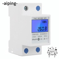 AIPING KWh Meter, DDM15SD 220V/230V Energy Meter, Precision Metering 5-80A Digital Energy Meter Ener