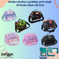 Smiggle unicorn /soccer/SMDT Long Strap double decker Dining Bag