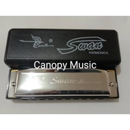 Swan 10 Hole D Harmonica
