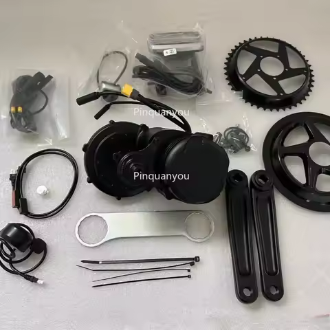 TSDZ8 New Torque Sensor Mid Motor Kit 48v 500w 750w E Bike Conversion Mid Drive Kit With Brake Senso