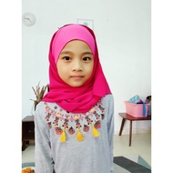 shawl budak tudung budak raya 2024 shawl kanak kanak instant shawl budak ready stock malaysia