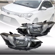 ไฟหน้าชิ้นส่วนไฟหน้าสำหรับโตโยต้า Vios 2014 2015 2016 2017 2018