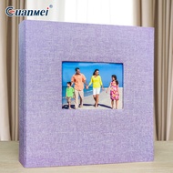 album gambar 4r photo album Guangmei Manufacturer Custom Linen Cover Album a6 Photo Album PP High Tr