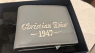 Dior Bi-Fold Wallet Grained Calf Skin牛仔皮銀包