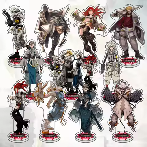 Anime FigureGachiakuta Acrylic Stand Model Plate Keychain Rudo Enjin Zanka Riyo Jabber Desk Decor Co