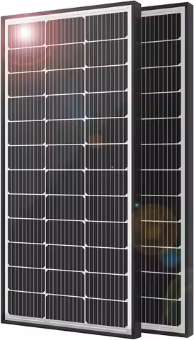 200W Solar Panels, 10BB Monocrystalline 12V High Efficiency PV Module for RV, Home, Farm, Boat