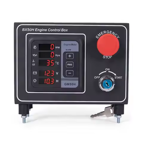 GM50H Multi-function Generator Controller Engine Number Meter Diesel Generator Control Box Cabinet B