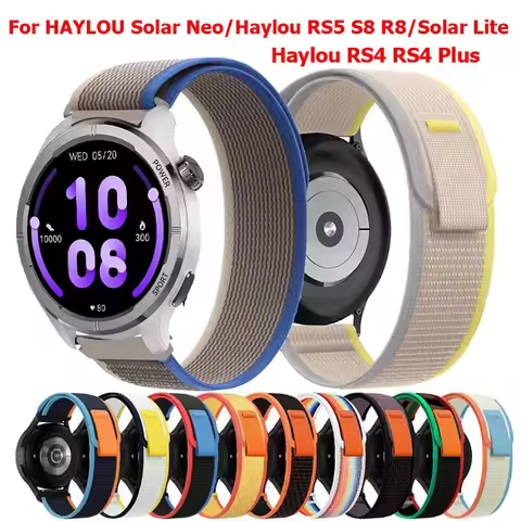 20mm 22mm Trail Loop For HAYLOU Solar Neo Smartwatch Sport Band For Haylou RS4 RS4 Plus Strap Haylou