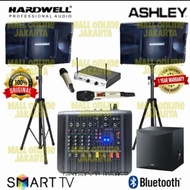 PAKET KARAOKE SET10 INCH ASHLEY STUDIOMUSIC SUBWOOFER