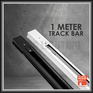 LED Track Light Bar Tracklight Rail 1 Meter Ceiling Wall Lighting Decoration Strip Lampu Trek Siling