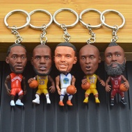 Keychain Doll Irving Durant Antetokounmpo Basketball Pendant James Curry Kobe NBA Doll Keychain NBA 