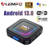 LEMFO TV Box Android HK1 RBOX K8 Android 13 8K RGB Light 4GB 128GB RK3528 WiFi6 Dual Wifi Smart TV Box 2023 PK Android 12 6K TV Receivers