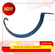 GANTUNGAN Middle Iron Gutter Hanger 1/ 2 Circles Round Gutter Clamp/
