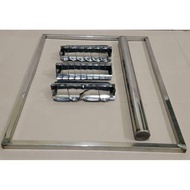 Cookie dough frame and kastengel mold package Cookie dough leveling frame/