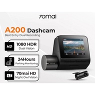[New Launch] 70mai Dashcam A200 Dual Channel 1080P Full HD+ HDR | 24H Parking Surveillance
