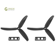 1 pair 5030 3-Blades Direct Drive Propeller Prop CW/CCW for RC Airplane Aircraft (Black)