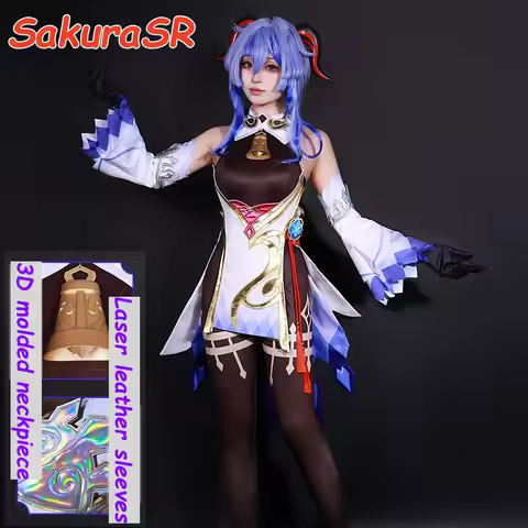 IN STOCK Ganyu Cosplay Game Genshin Impact Costume Sakura-SR Genshin Impact Gan Yu Cosplay Uniform G
