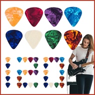 Guitar Picks 120-pieces Colorful Fret Picks 0.46 / 0.71 / 0.96mm Thickness Finger Plectrums for Play