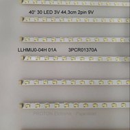 Samsung 40" 30 LED SMD 3V 44cm 2pin 9V LED TV Backlight Lamp. 3PCR01370A . LLHMIJ0-04H 01A 94V-0