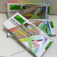 415 RANTAI COLOUR RED PINK OREN GREEN AJI RACING COLORFUL CHAIN 415 SSS RKM RK