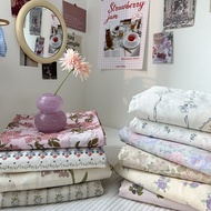 【Quilt Cover】french Romantic Floral Pattern Quilt Cover Single/queen/king Quilt Comforter Cover (wit