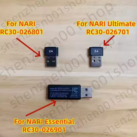 For Razer Nari 、Nari Ultimate 、Nari Essential/Wireless Gaming head-mounted Headphones USB Receiver T