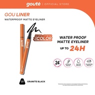 Goute | Gouté Gouliner - Matte Eyeliner with Ultra Precise Tip - Long-lasting up to 24H Waterproof Smudgeproof Transferproof High-Pigmented