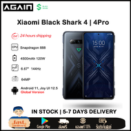 Xiaomi BlackShark 4 Pro Snapdragon 888 5G 6.67" 144Hz Gaming Phone Black Shark Global Version