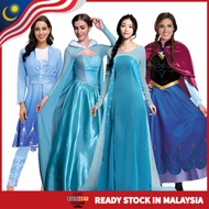 Elsa & Anna Costumes for Women – Frozen Princess Cosplay Dresses for Party & Stage Cosplay Costume A