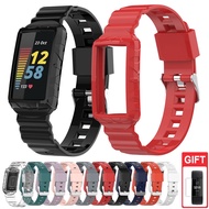 Silicone Strap With Case Full Cover Replacement Wristband for Fitbit Charge 5 / Charge 4 / Charge 3