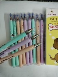 Bút bi Gel XANH xoá được Gstar ER-01 (hộp 12 cây)