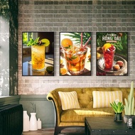 Paintings of tea shops, juice shops, coffee shops BH47 - Decorative Paintings, Decorating Tea Shops,