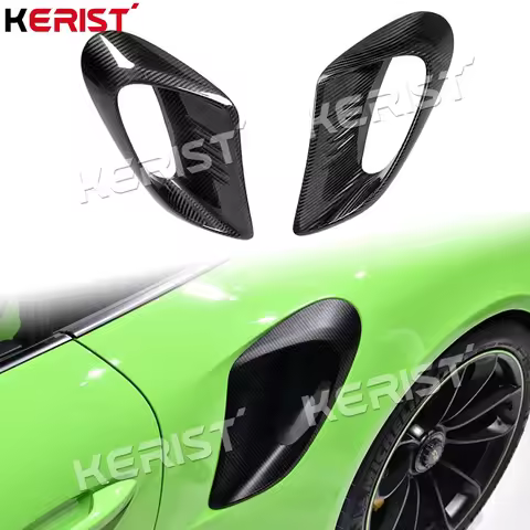 Carbon Front Side Covers Splitter Air Vent For Porsche 911 GT2 GT3 RS 2016-2019