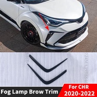 Modified Wide Body Kit Accessories New Style Front Splitter Fog Lamp Brow Trim Tuning Sticker For TOYOTA CHR C-HR 2020 2021 2022