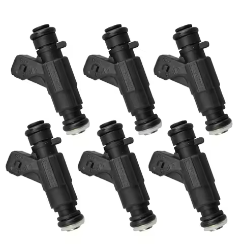 Set Of 6 Fuel Injectors A1120780049 0280155742 For Mercedes Benz CLK320 E320 C280 ML320 3.2L 2.8L V6