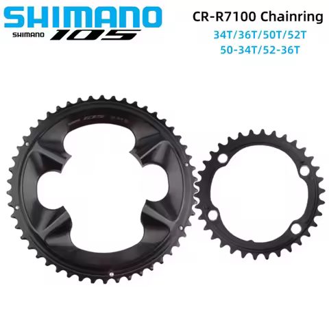 SHIMANO 105 Di2 R7100 Chainring 12 Speed CR-R7100 Crown For Road Bike 34T/36T/50T/52T 12S Original S