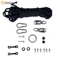 [Perfeclan] Kayak Boat Canoe Anchor Trolley Rope Pulley Screws Hardware Accessories