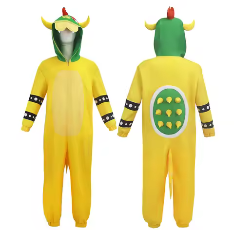 Bowser King Koopa Cosplay Costume Game Super Brothers Party Dress Halloween Carnival Outfits Rolepla
