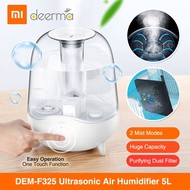 Xiaomi Deerma DEM-F325 5L Ultrasonic Air Humidifier/Quiet Aromatherapy/Transparent Water Tank Design