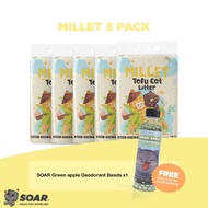 SOAR Millet Tofu Cat Litter 6L/2KG 5 Packs Combo For Livestream