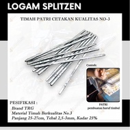 Timah solder batangan patri panci alumunium seng stenlis huruf timbul radiator