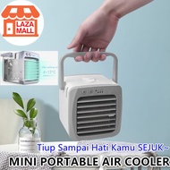 MINI PORTABLE AIR COOLER CONDITIONER FAN DESKTOP AIRCOND USB CHARGING BEDROOM OFFICE PENGHAWA DINGIN SEJUK KECIL MINI