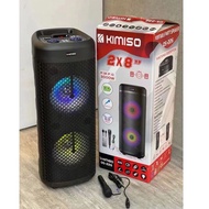 CXH.STORE NEW KINGSTER QS-227 2x8.5 Portable Wireless Speaker P.M.P.O. 3000w big