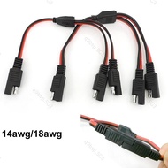 18AWG 14AWG SAE Power Extension Cable 1 female to 2 male SAE Power Extension Cable Adapter Quick Connect Disconnect Plug  SG9B3