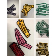 Tanda Nama Sulam / Name Tag Sulam